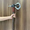 1:1 Cosplay Primitive Tribe Axe Pirate Axe Prop Weapon Role Playing Game Movie Cos Totem Axe PU Weapon Model Toy Prop 47cm 5
