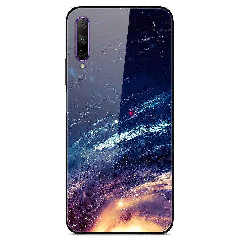 Для huawei Honor Play 3 чехол закаленное Стекло планета Космос крышка Стекло задняя крышка для huawei Honor Play 3 Play3 Жесткий PC Coque черный чехол для Honor Play 3 Стекло чехол