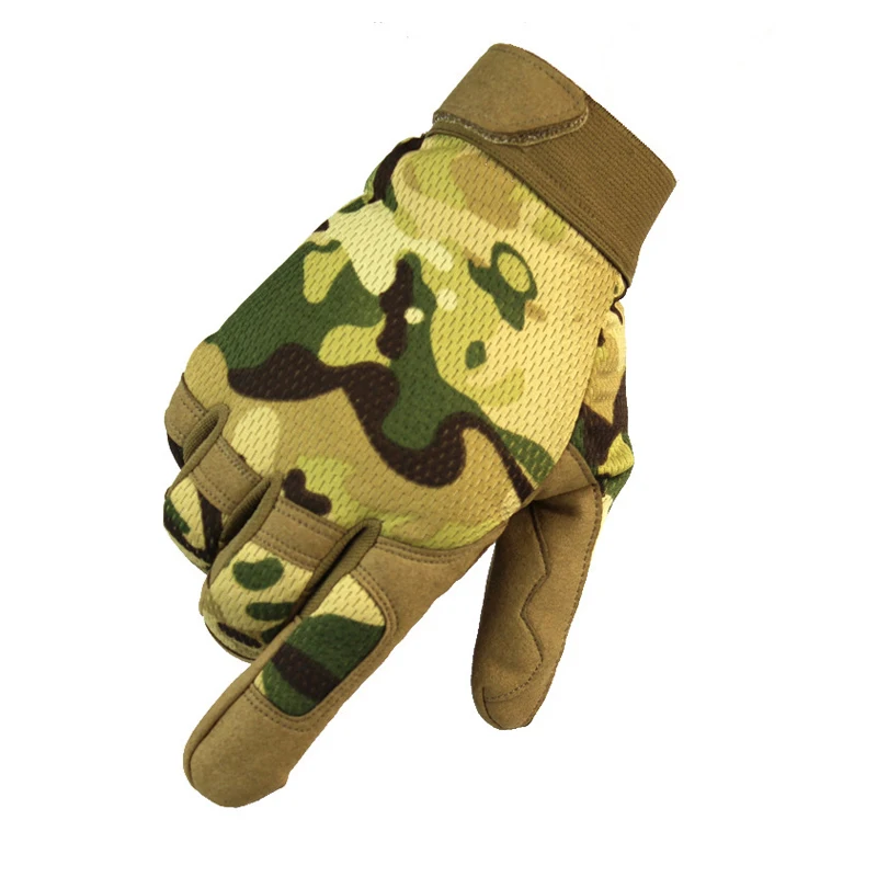 

Nylon Outdoor Tactical Gloves Men Camouflage Mittens For Cycling Sport Military Full Finger Gloves