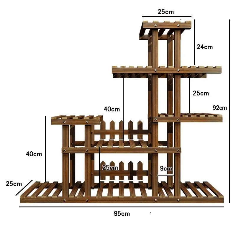 Jardin гостиная деревянные полки Etagere горшок для стойки открытый Stojak Na Kwiaty балкон