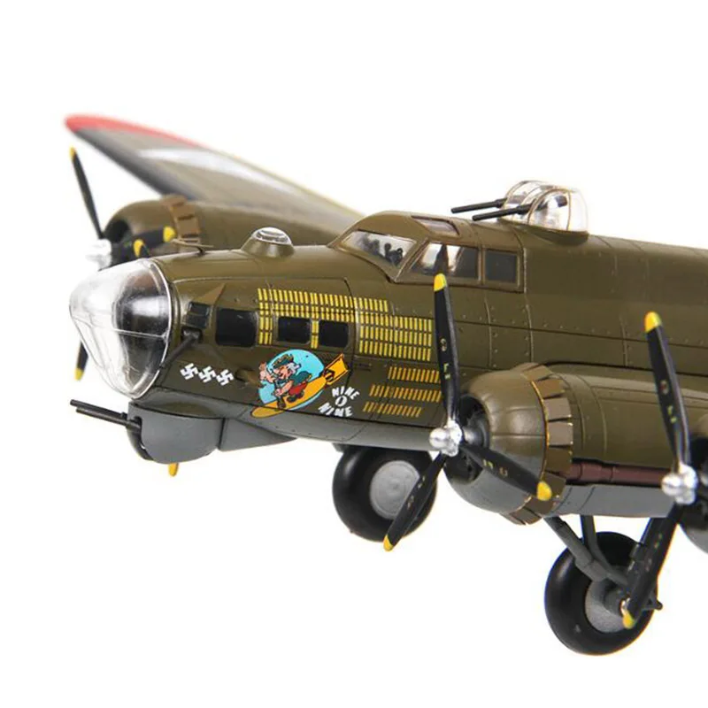 1: 72 Масштаб Американский Второй мировой войны B-17G B17 бомбардировщик самолет носитель истребитель самолет Игрушечная модель самолета статическая литая под давлением модель сплава