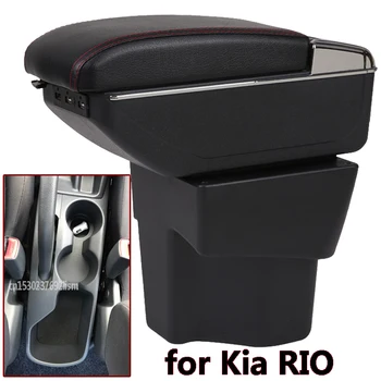 

Vietnamese Version for Kia RIO Armrest Box Car Central Armrest Storage Box cup holder ashtray modification accessories
