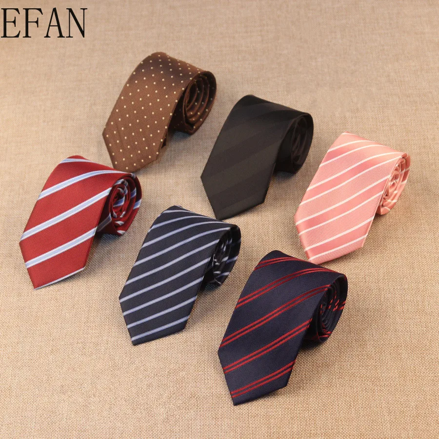 

7cm Paisley Stripes Plaid Dots Neck Ties for Men Classics Business High Weft Density Necktie Luxury Wedding Accessories