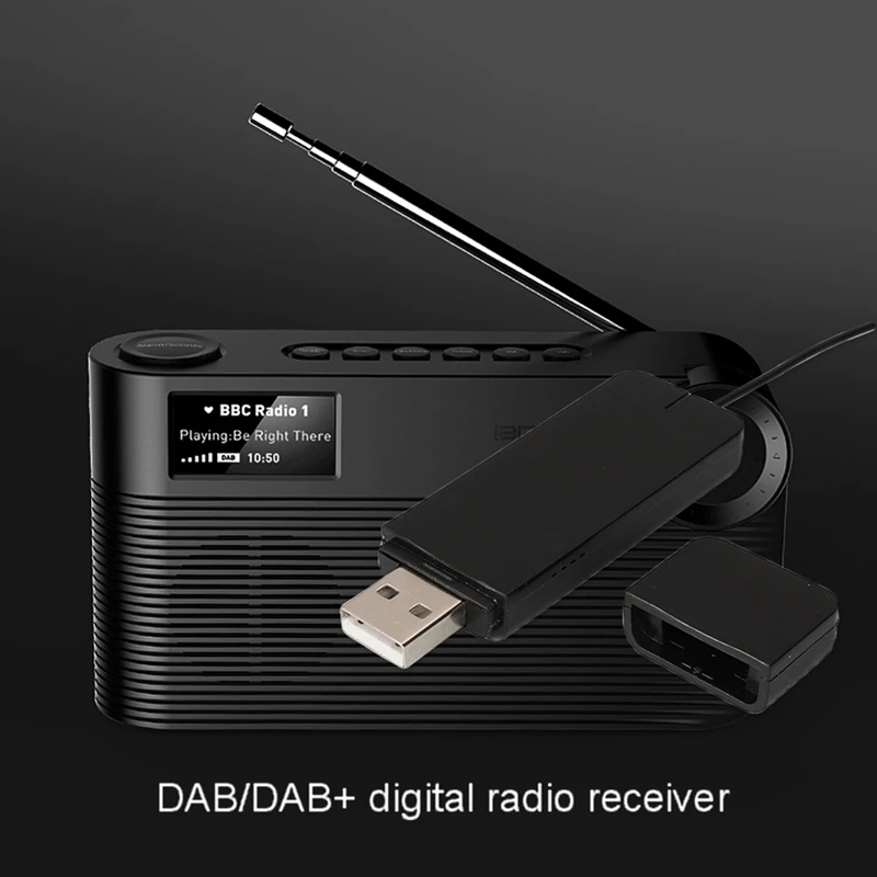 Мини автомобильное радио аудио приемник антенна USB Порт Мультимедиа электронный анти шум DAB Многофункциональный цифровой аудио вещания Adapte