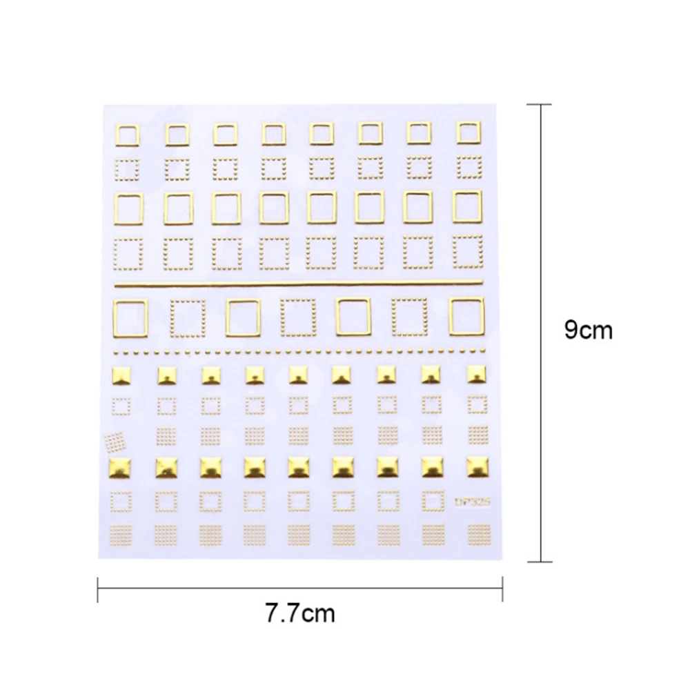 

Hot-selling new nail sticker DIY design fashionable three-dimensional 3D metal make-up Art