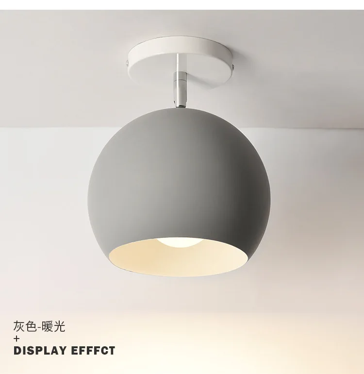 Lâmpada do Teto Simples e Moderno Cor de Alumínio Nordic Corredor Espaço Personalidade Criativa Makaron Quarto Estudo Varanda Lâmpadas 14 do teto personalidade criativa makaron quarto simples