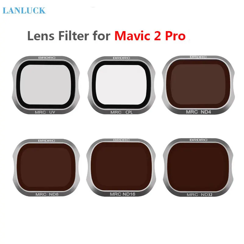 

Lens Filter for DJI MAVIC 2 Pro CPL UV ND ND16 ND32 ND4 ND8 Neutral Density Polarizing Lens for Mavic 2 pro Drone Accessories