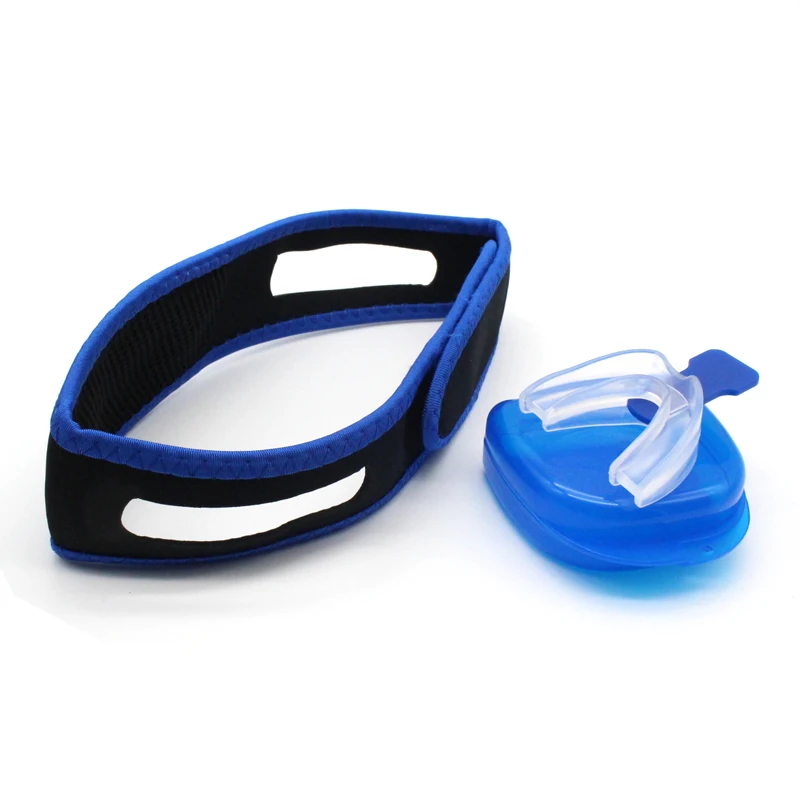Анти храп подбородок ремень Поддержка челюсти полоска на нос от храпа CPAP +