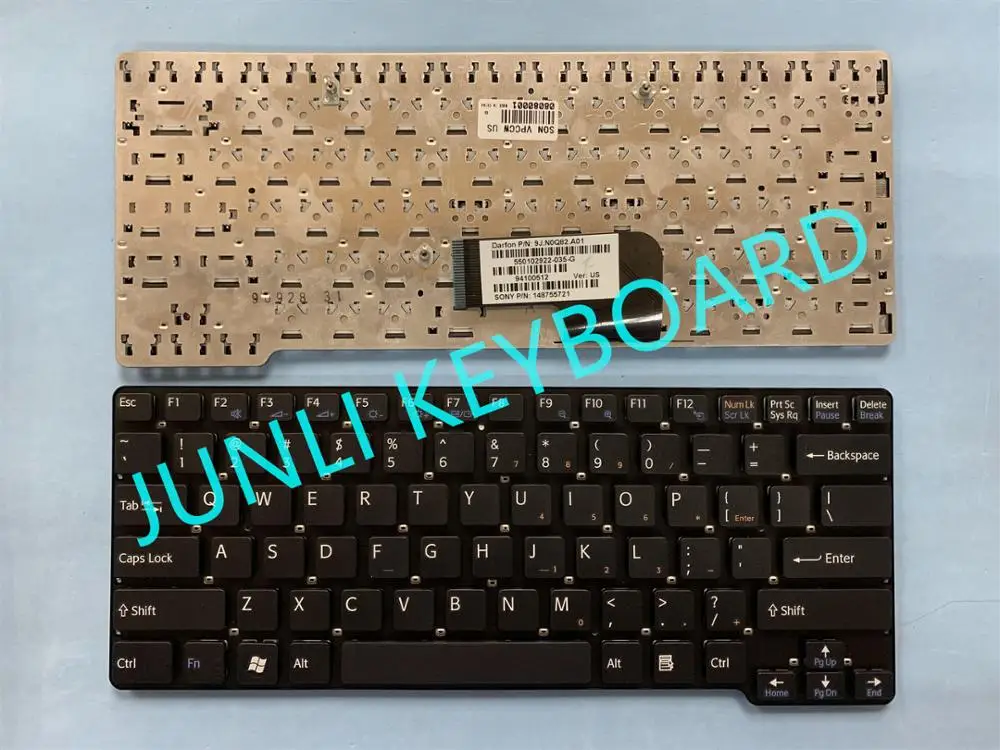 JUNLI клавиатура для оригинального Sony VPC-CW VPCCW13 VPCCW14 148755721 9j. N0q82.a01 США черная без