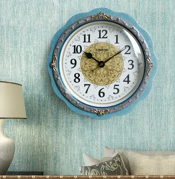 

European Large Luxury Wall Clock Art Nordic Creative Silent Living Room Wall Watch Simple Gift Relogio Parede Home Decor MM60WC