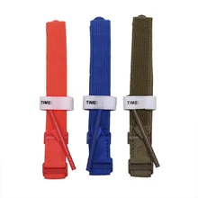 Открытый выживания Портативный первой помощи Быстрый Медленный выпуск Пряжка медицина; Армия Тактический аварийный жгут-ремень