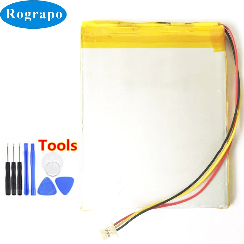 

New 3.7V 4000mAh Li-Polymer Replacement Battery For ONYX BOOX Carta2 C67ML 3 Wire Plug