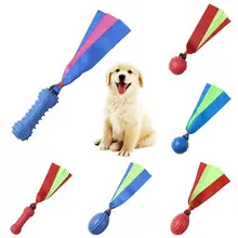 Pet Dog Puppy Гантели Форма футбольного мяча Битер-стойкий игровой жевательный пищащий игрушечный тренировочный штанга колючая игрушка Горячая Распродажа