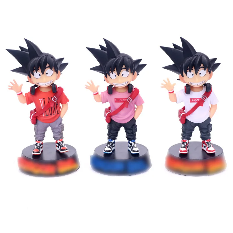 

-Try Fun qlz Change a + Popular Brand Goku Pink White Statue Boxed Garage Kit Model Ornaments