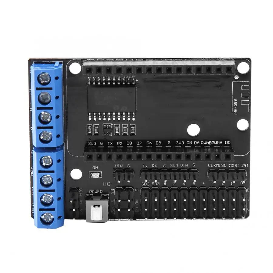 ESP8266 wifi драйвер двигателя Плата расширения L293D двойной высокой мощности H Мост модуль двигателя Плата расширения