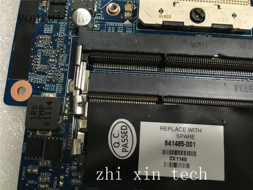 Yourui для hp павильон DV6 DV6-6000 Материнская плата ноутбука 641485-001 641485-501 DDR3 Протестирована