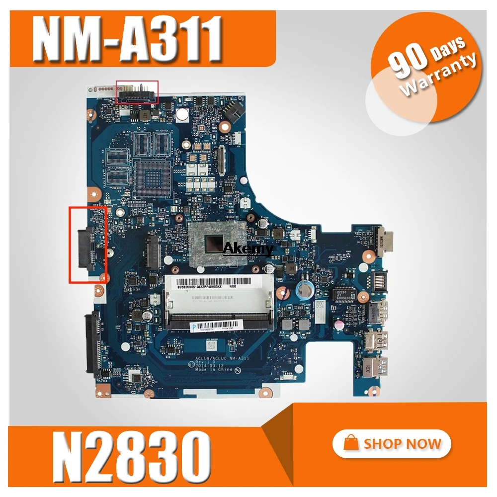 

Brand New ACLU9 / ACLU0 NM-A311 Motherboard for Lenovo G40 G40-30 laptop MOTHERBOARD With cpu ( for intel CPU ) tested 100% work