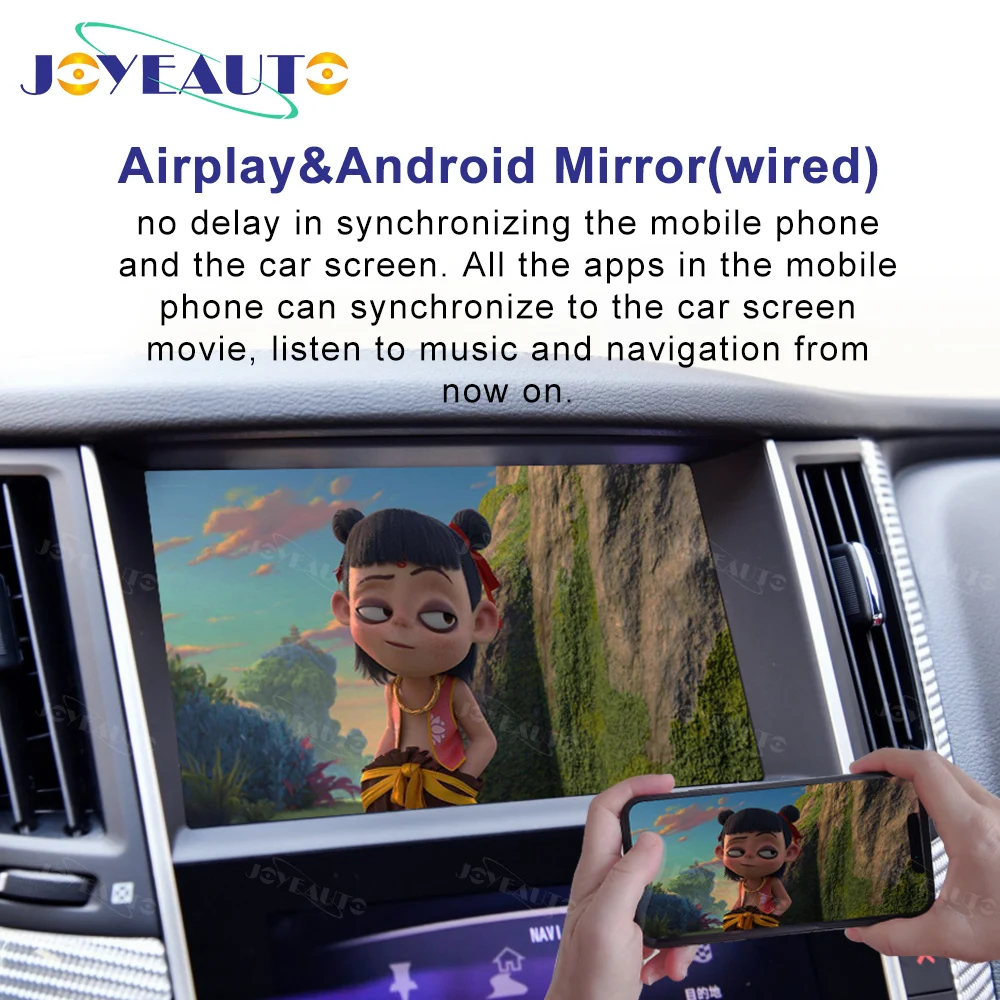 Joyeauto Wireless Apple Carplay For infiniti 8inch Screen 2015-2019 Q50 Q60 Q50L QX50 Android Auto Mirror Wifi Car Play Airplay