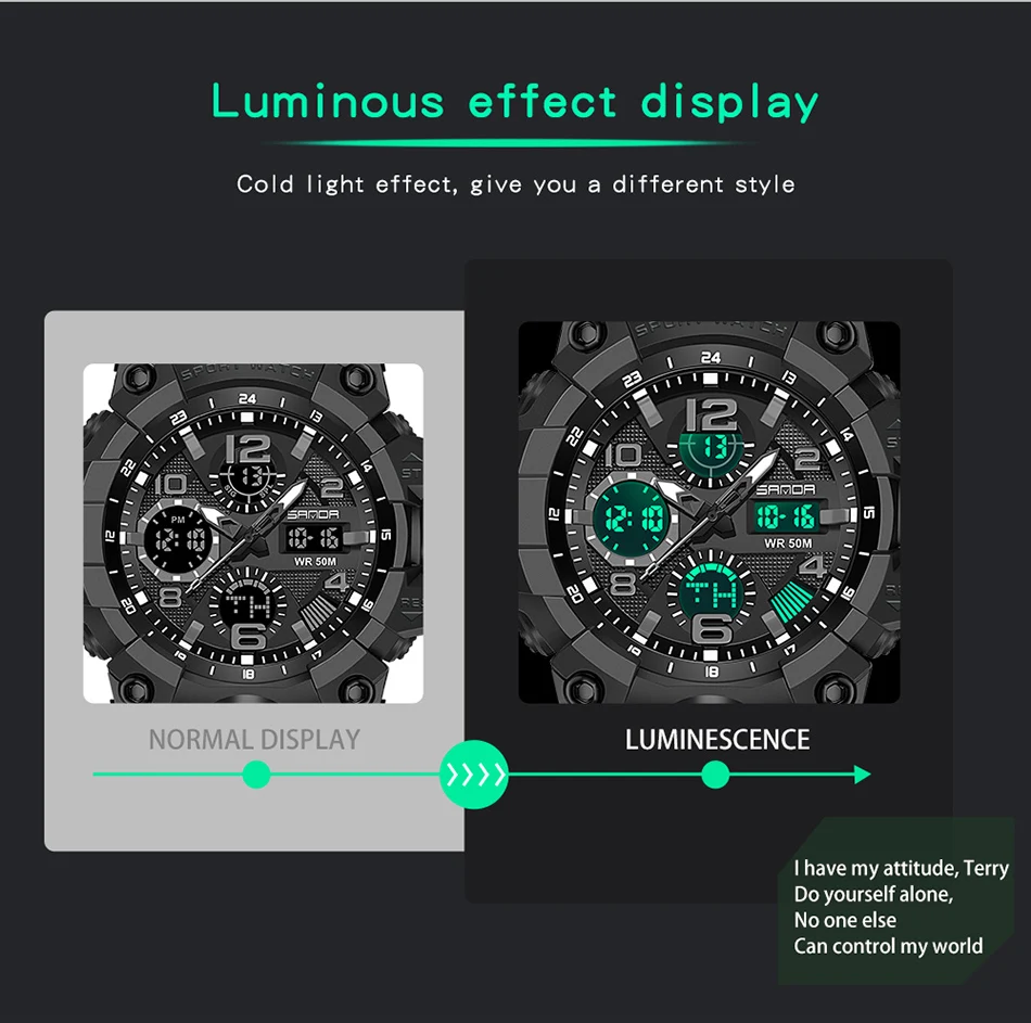digital militar led à prova dmulti água