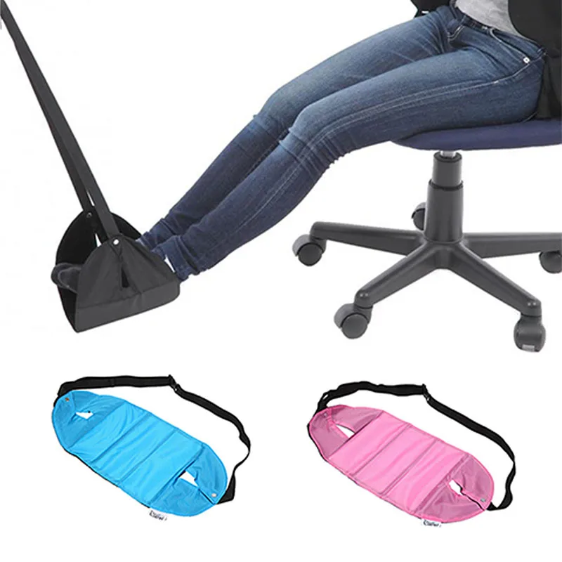

High Quality Creative Office Footrest Outdoor Airplane Flight Travel Train Adjustable Stand Footrest Feet Hammock Rests Gadget