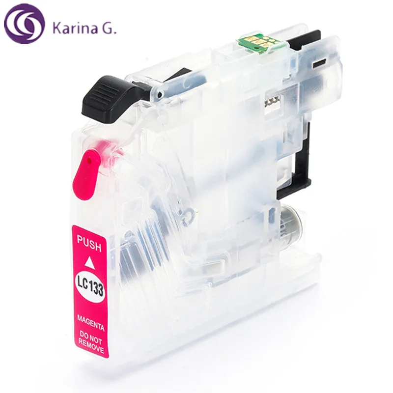 4PCS Refillable ink cartridge for LC133 with ARC chip for MFC-J4410DW MFC-J451