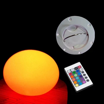 

D17*H13cm LED Table lamp Stone Globe Ball 16 Color changing Lighting Glowing in Dark Waterproof IP65 Free shipping 1pc