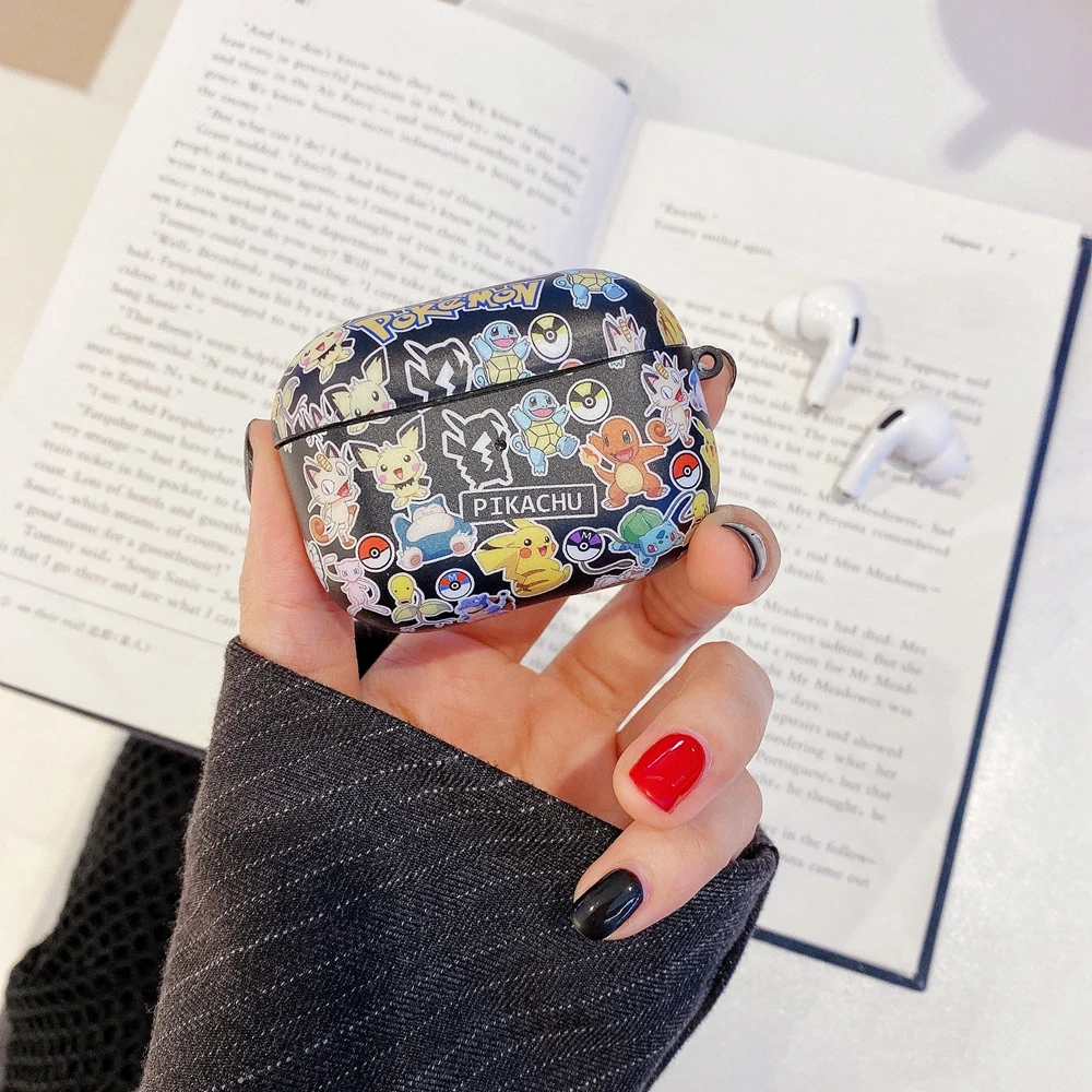 Чехол для Airpods Pro, роскошный чехол с 3D милым мультяшным Пикачу, чехол с Bluetooth для наушников, силиконовый чехол для AirPods