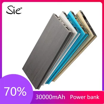 

Power Bank 30000mAh Slim USB Powerbank Large Capacity Portable Phone External Battery Charger for iphone Samsung S8 S9