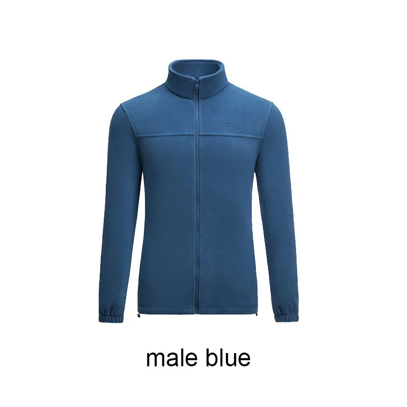 Xiaomi Youpin Флисовая теплая куртка для мужчин и женщин укрепляющая тепло стерео резка Антистатическая анти-пиллинг YKK пальто на молнии - Цвет: male blue XXL