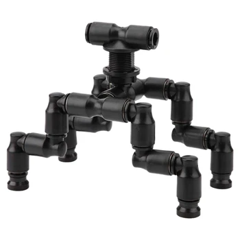 

Double Head 360 degree Reptiles Fogger Mist Sprinkler Pet Cooling Nozzle System for Rainforest Tank Connect Sprinkler