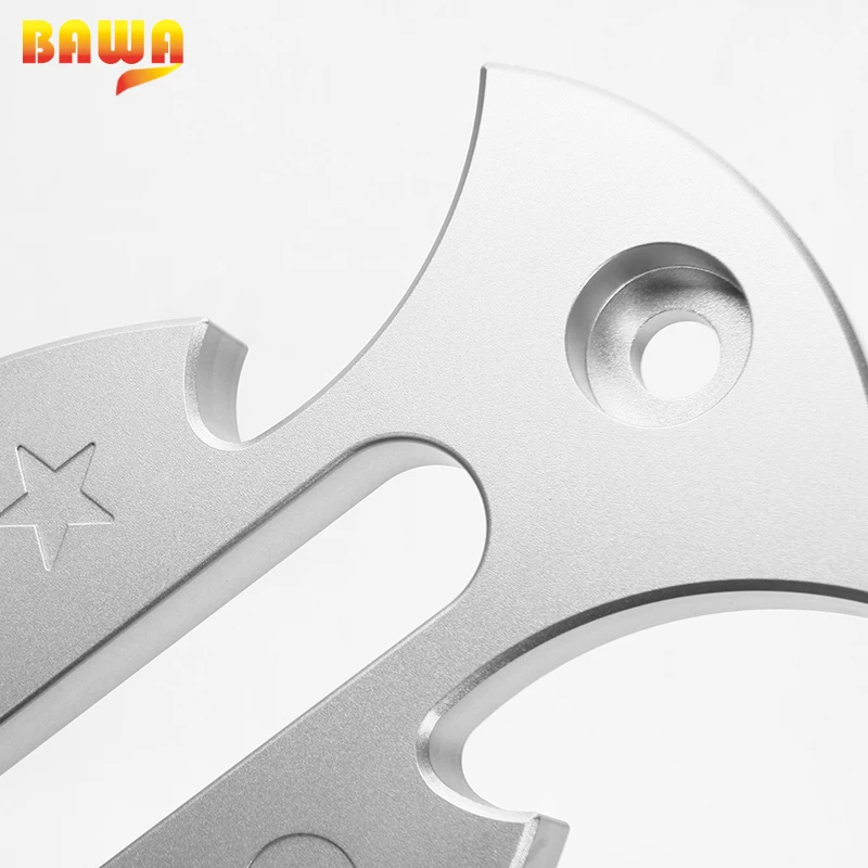 BAWA лебедка веревка руководство Alumimum Hawse Fairlead для Jeep Wrangler JK JL 2007+ буксировочные канаты автомобильные аксессуары