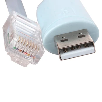 

USB 2.0 to RJ45 Debug Cable for Windows,Mac Os,Linux 3.6m/12 feet Brand NEW for Cisco Huawei Router FTDI New RJ45 Console cable