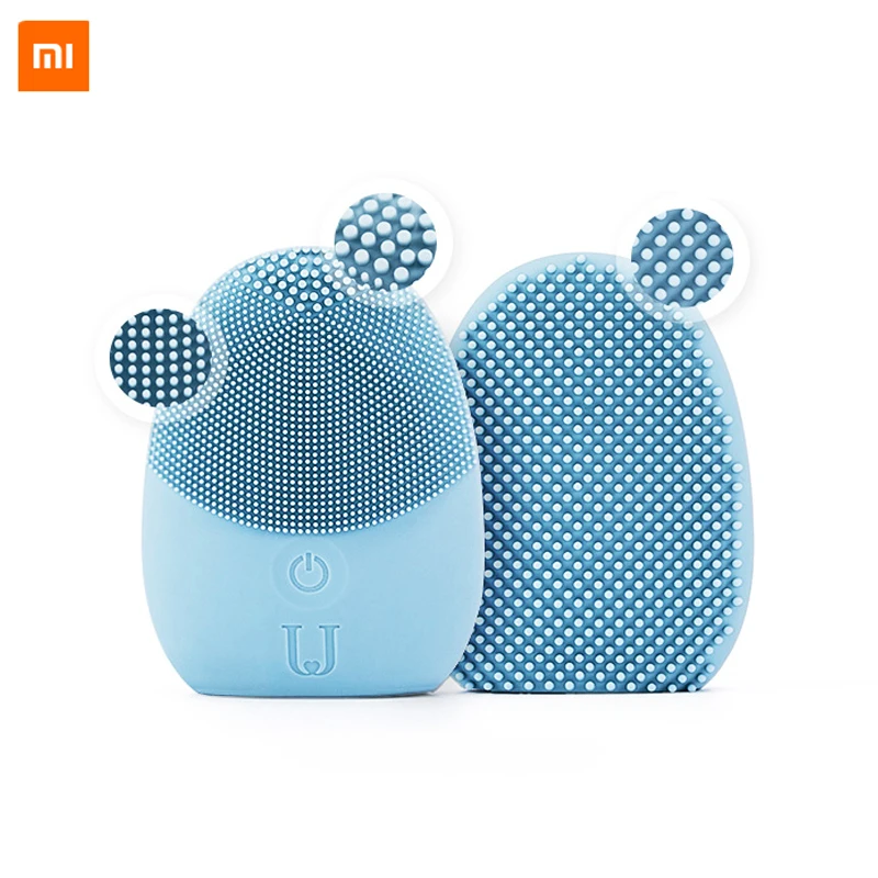 

2019 Original Xiaomi jordan&judy Electric Deep Facial Cleaning Massage Brush Sonic Face Washing Silicone Face Cleanser Skin Care