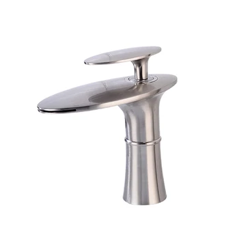 

Contemporary drawing technology gold waterfall basin faucet basin mixer Hot Cold water taps faucet