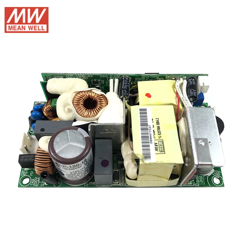 MEAN WELL EPP-150-12 150 Вт 12 в промышленный открытый каркас питания 110 В/220 В переменного тока до 12 В постоянного тока 12.5A зеленый PCB блок питания PSU с PFC