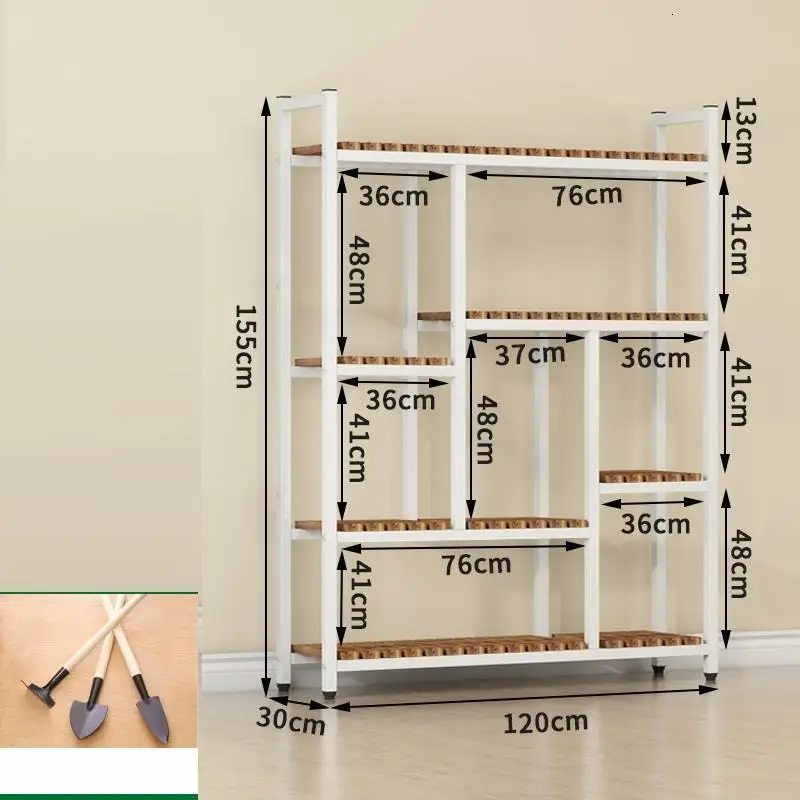 Number 3 Madera Etagere горшок для растений Soporte Plantas интерьерные леса Porta Piante лестница для балкона полка для растений Dekoration подставка для цветов - Цвет: Number 3