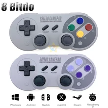 Nouveau 8bitdo SF30 Pro Contrôleur de Jeu Sans Fil Bluetooth Gamepad avec Joystick pour Gagner, Android,macOS, Vapeur pour Commutateur Nintendo