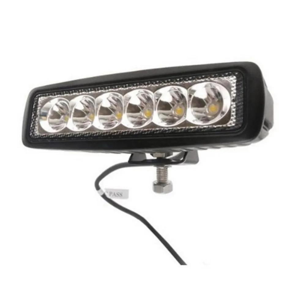 Общая модель 6Led полоса 18 Вт Рабочий светильник Точечный светильник прожектор светильник внедорожный потолочный светильник общий светодиодный рабочий светильник
