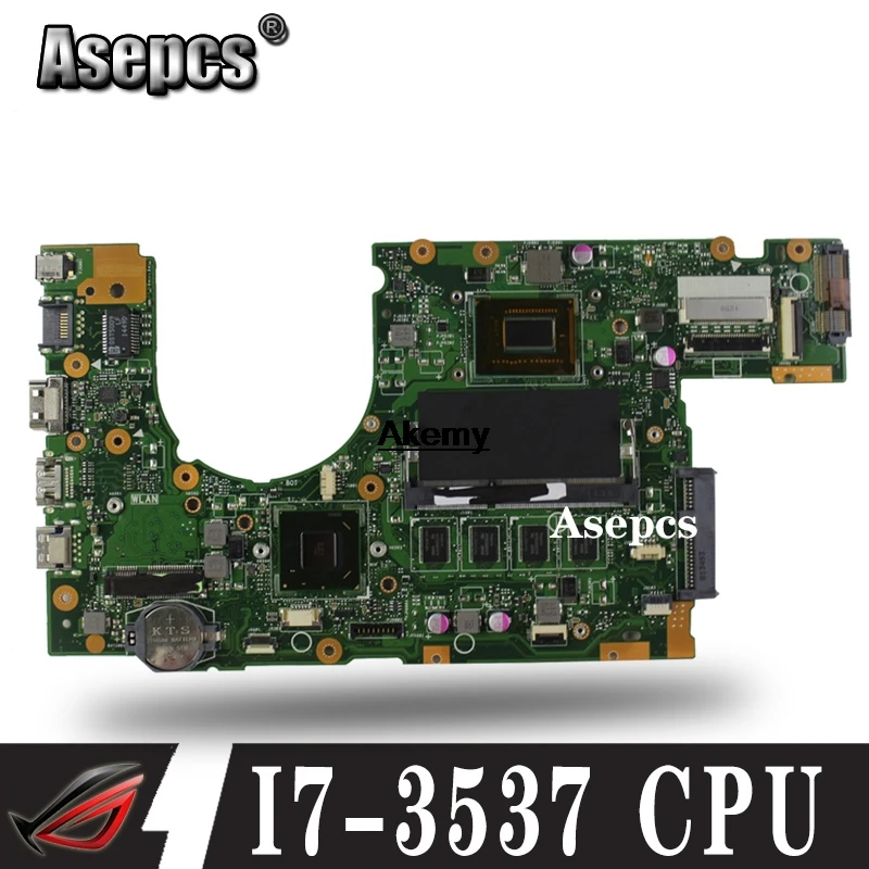 

P500CA Motherboard MB_2G RAM / I7-3537 CPU/ U3 /AS Motherboard For P500CA P500C Mainboard REV 2.0 100% Tested free shipping