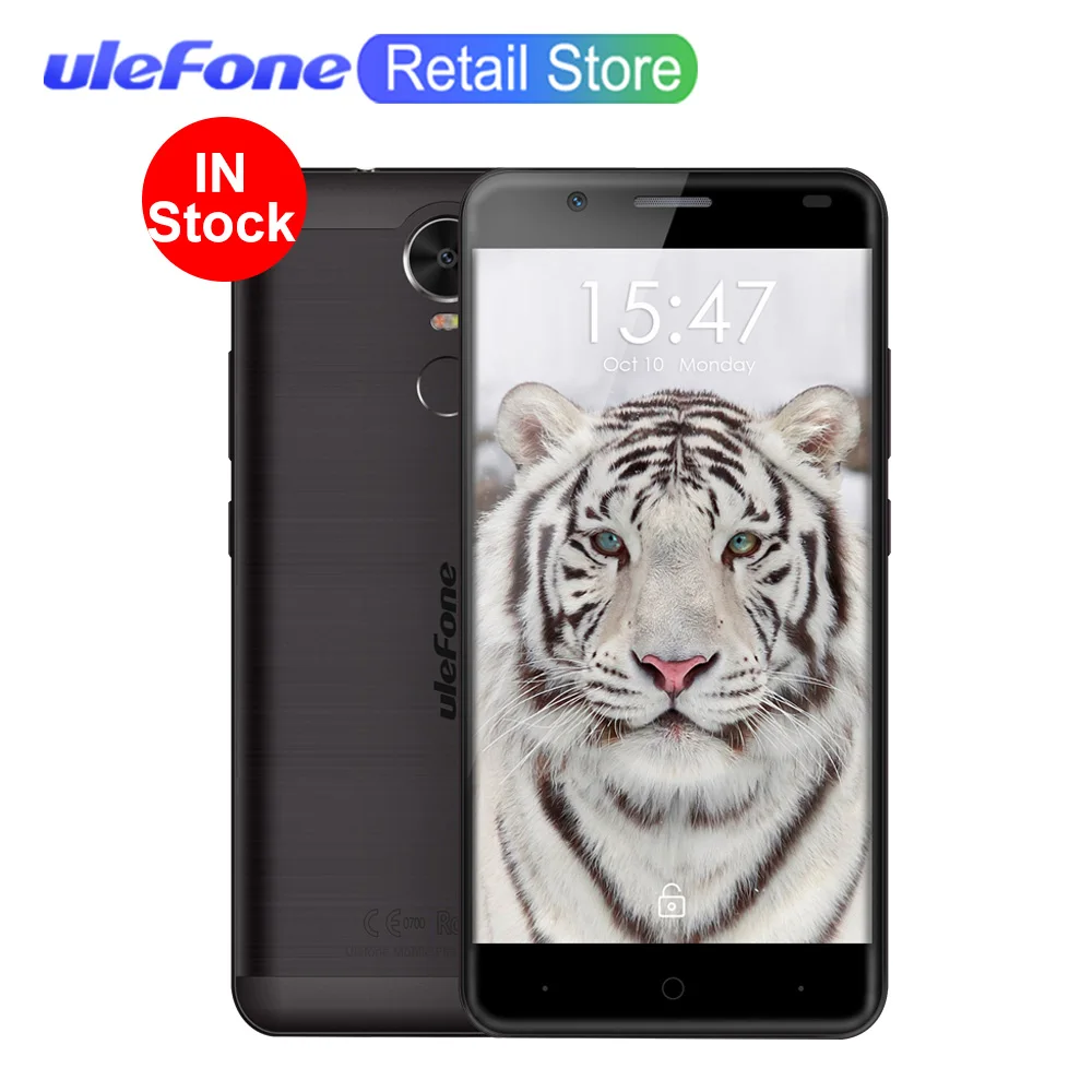 

Ulefone Tiger lite 3G Network 5.5 inch Smartphone Android 6.0 Touch ID 8MP+5MP Cams 1GB RAM 16GB ROM 3500mAh Mobile phone