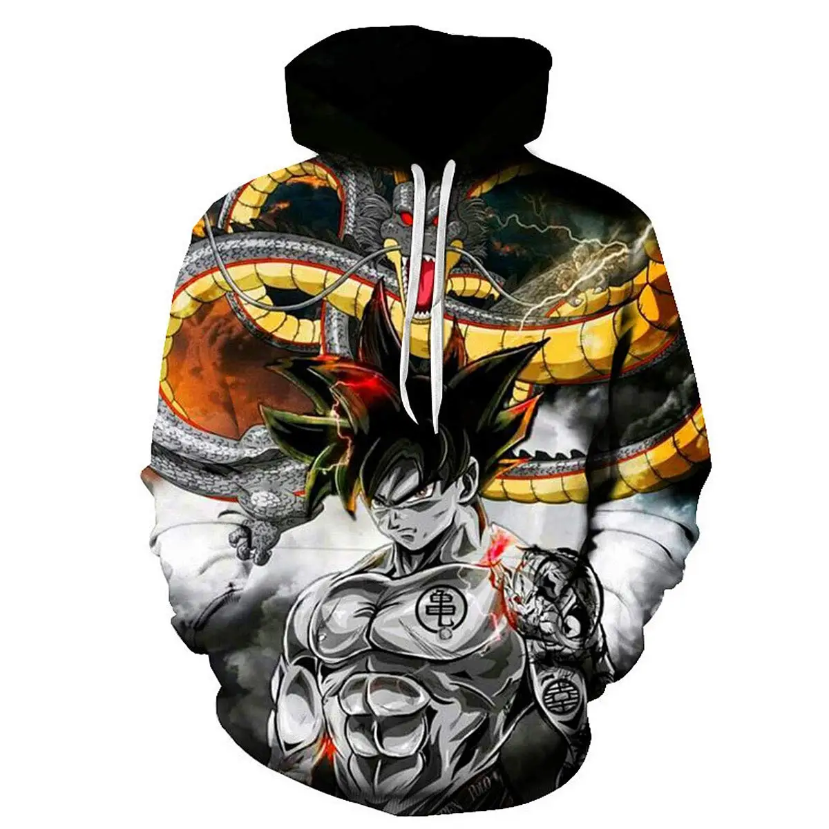 Dragon Ball Z Goku 3D пуловер с капюшоном крутой мужской женский спортивный костюм