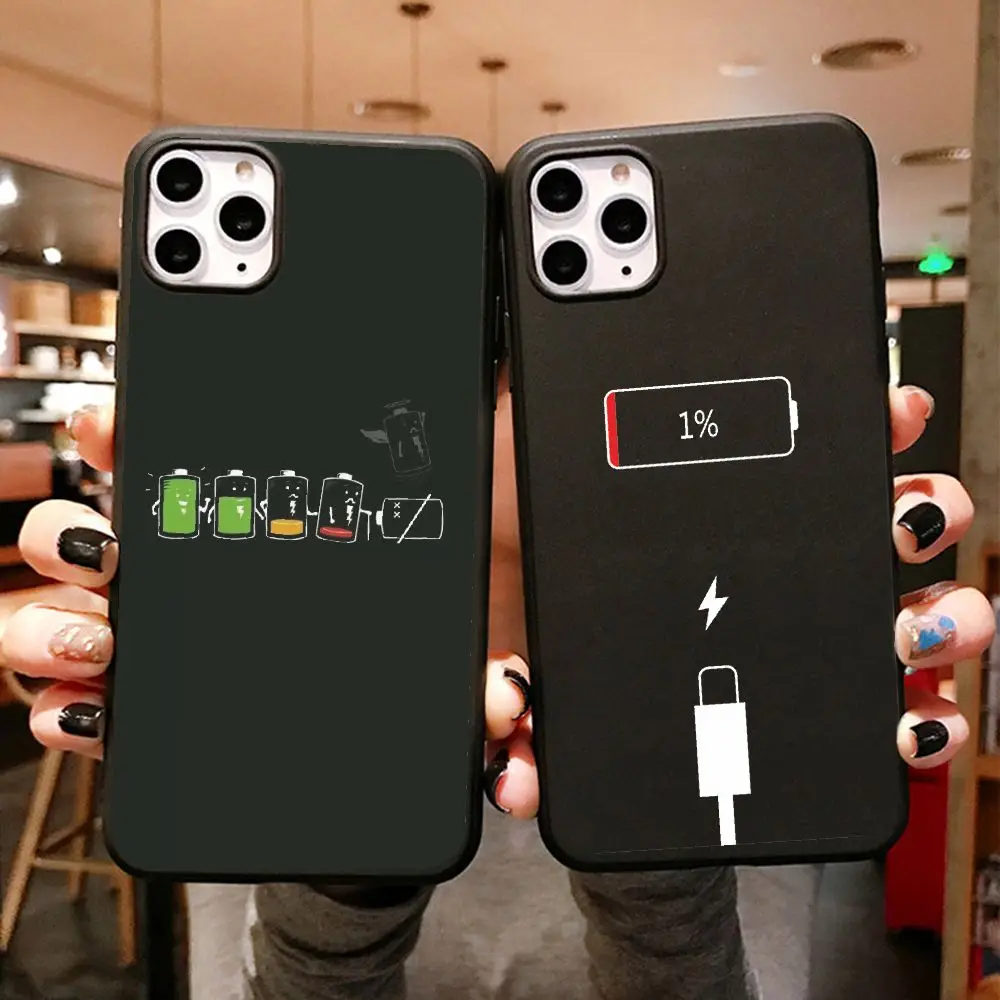 Easybyz зарядный дисплей напоминание для iPhone 11 Pro Max X XS Xr 6 6s 7 8 Plus TPU Мягкий силиконовый