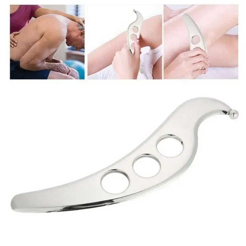 Gua Sha Tool Steel Manual Scraping Massager Skin Care Release For Myofascial Tool Tissue Therapy Physical Mobiliz B8H7