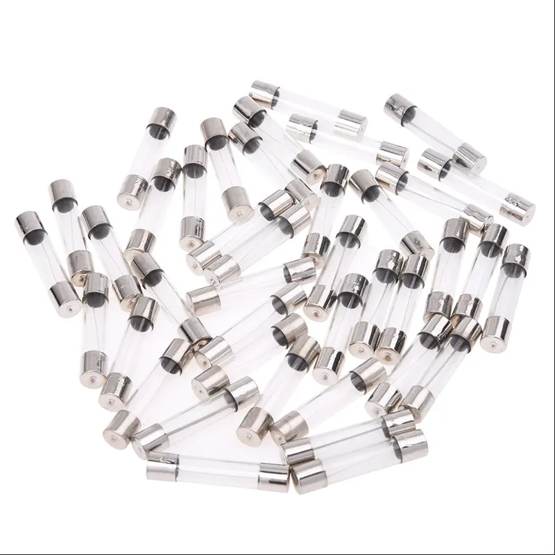 40 Pcs Quick Fast Blow 250V 2A 4A 5A 15A Glass Tube Fuses 6x30mm | Обустройство дома