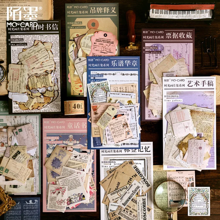 45pcs Kawaii Stationery Stickers Time Pictures Collection DIY Craft Scrapbooking Album Junk Journal Happy Planner Diary Stickers afbeelding