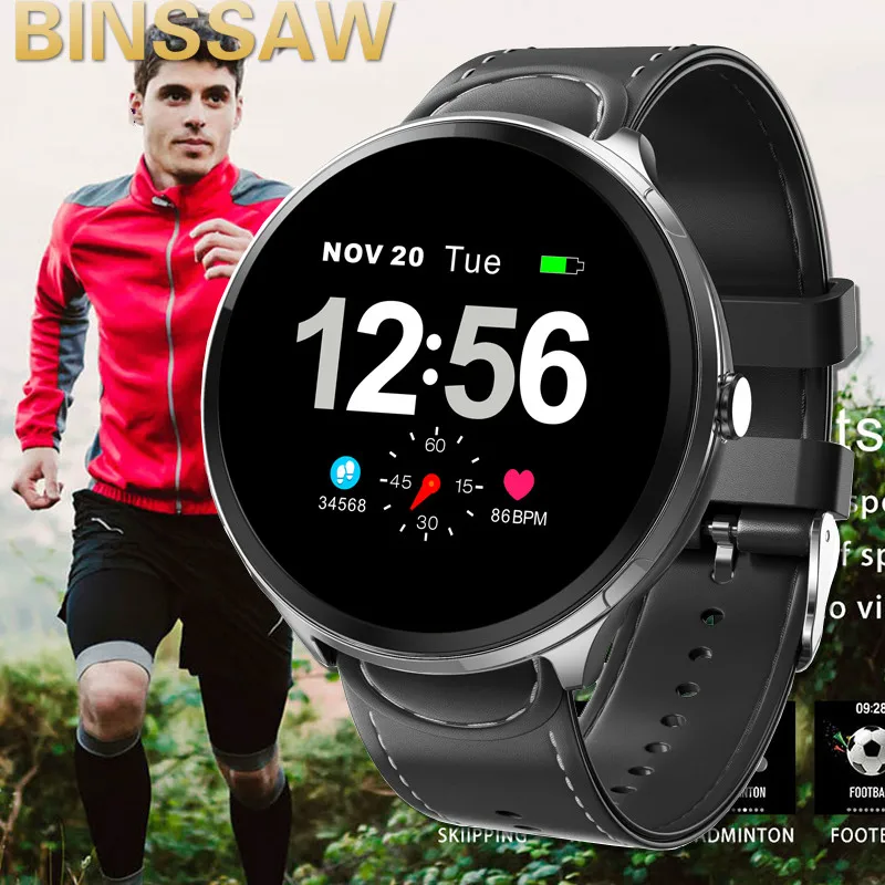 

BINSSAW New Smart Watches Women Men Sports Smart Wristwatch Waterproof Fitness Tracker Heart Rate Blood Pressure Smartwatch