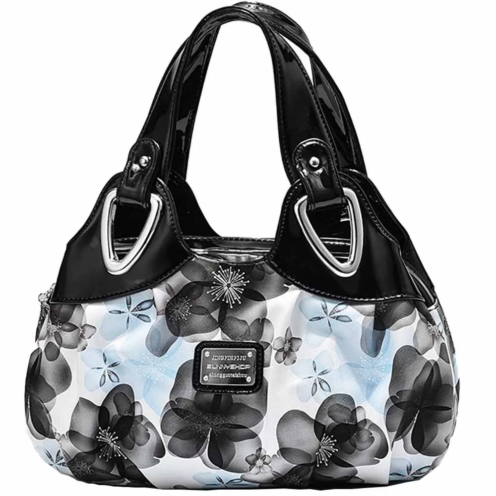 Fashion Flowers Printed Totes For Women Female Casual Large Capacity Shoulder Bags Ladies Letter Shoulder Bag Free Shipping Pack