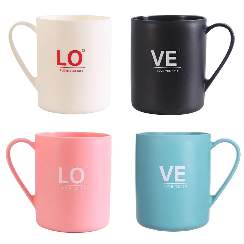 New Arrival Bathroom Couple Brushing Cups Mugs Eco-friendly Toothbrush Cups Plastic Wash Cups Water Cups