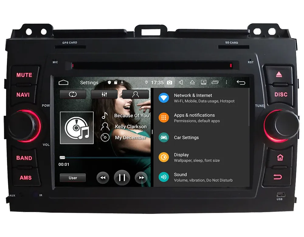 Cheap Klyde 4G Android 9 Octa Core 4GB RAM 64GB ROM DSP Car DVD Multimedia Player Stereo For Toyota Land Cruiser Prado LC120 2004-2010 7 Cheap Klyde 4G Android 9 Octa Core 4GB RAM 64GB ROM DSP Car DVD Multimedia Player Stereo For Toyota Land Cruiser Prado LC120 2004-2010 7