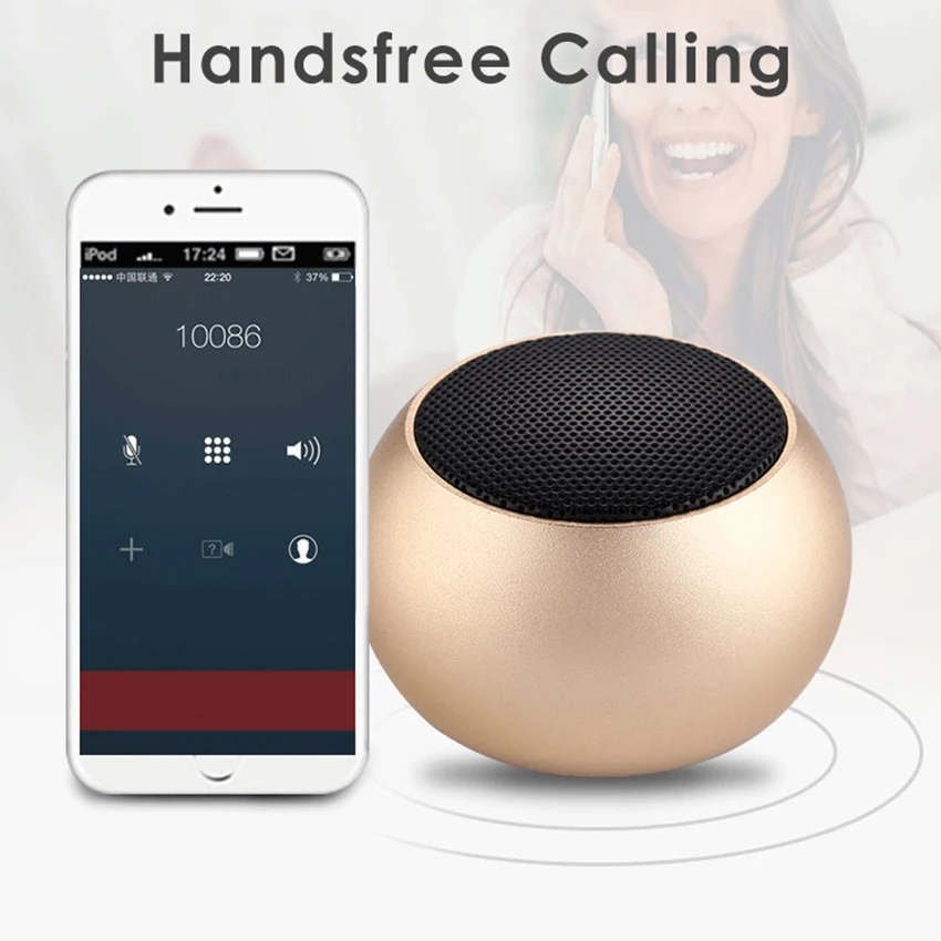 Aimitek BM3D Mini TWS Portable Bluetooth Speaker-4